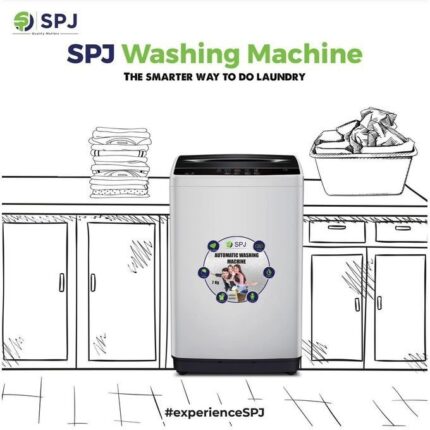 SPJ 9 Kg Top Loader Washing Machine - Silver