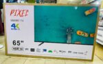 Pixel 65 Inch 4K Ultra HD Smart Frameless TV With Built-in Bluetooth, WIFI - Black - Image 2