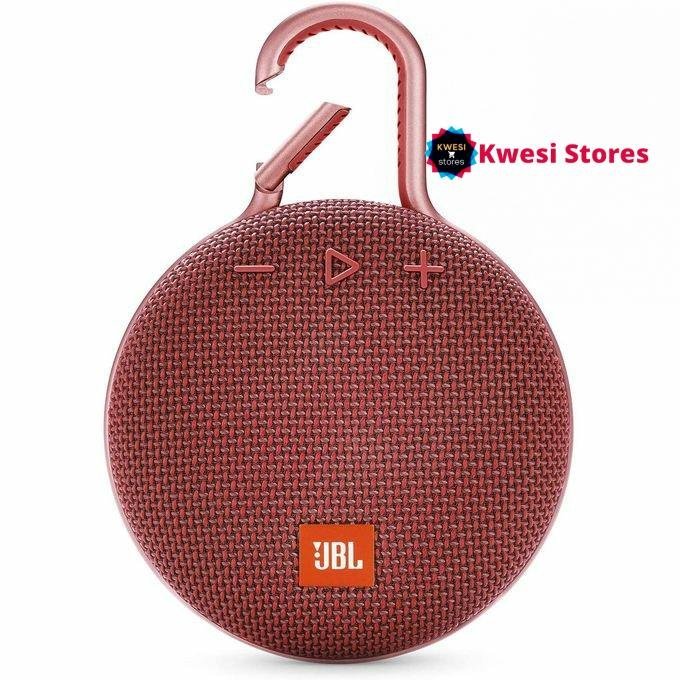 1-2021-10-31t190613679602361026519195.jpg Jbl CLIP 3 - Waterproof Portable Bluetooth Speaker - Red - Image 1