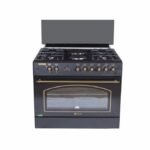 Blueflame 4 Gas + 2 Electric Rustic E9042ERF Cooker, Black