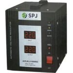SPJ AVR-BLU5000W06 Automatic Voltage Regulator 5000W – Black - Image 2