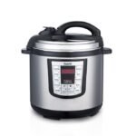 Saachi 8.0 L Electric Pressure Cooker NL-PC-5308-BK - Silver, Black