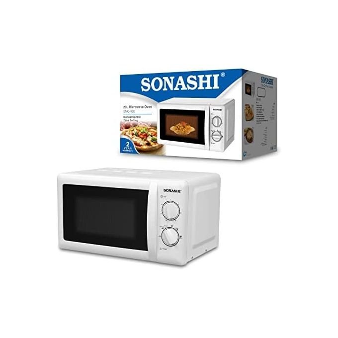 1-26.jpg Sonashi Microwave Oven 20l - White - Image 1