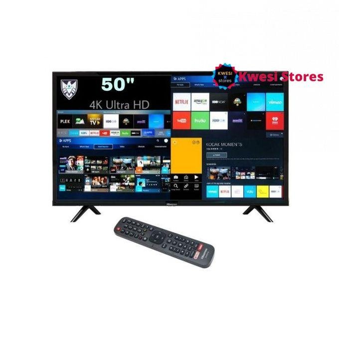 1-40.jpg Hisense 50 4K UHD Smart TV with Built-in WIFI - Black - Image 1