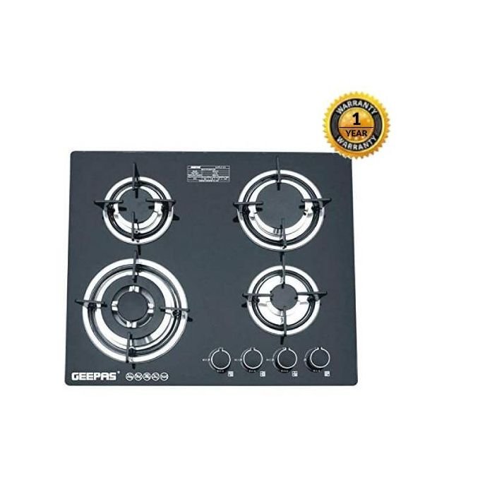 1-6.jpg Geepas Geepas Gk4410 Geepas 4 Burner Gas Cooktop - Black - Image 1