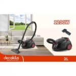Decakila Vacuum Cleaner 1200W Domestic 2L Auto Wire Puling Multi-Purpose Brush Soft Bristle Brush CEVC002B - Image 2