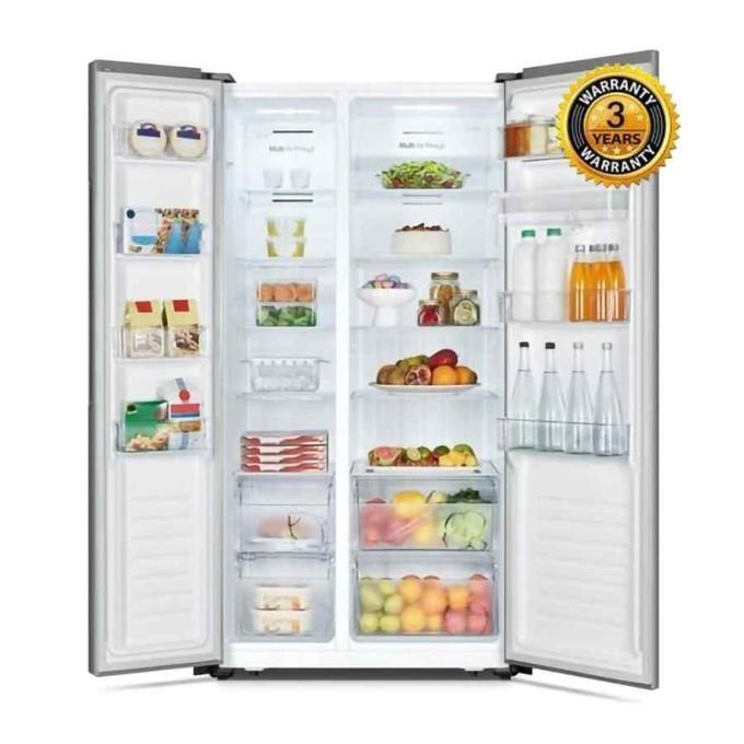 1000041969.jpg Hisense 560L Side By Side Refrigerator - Black - Image 1