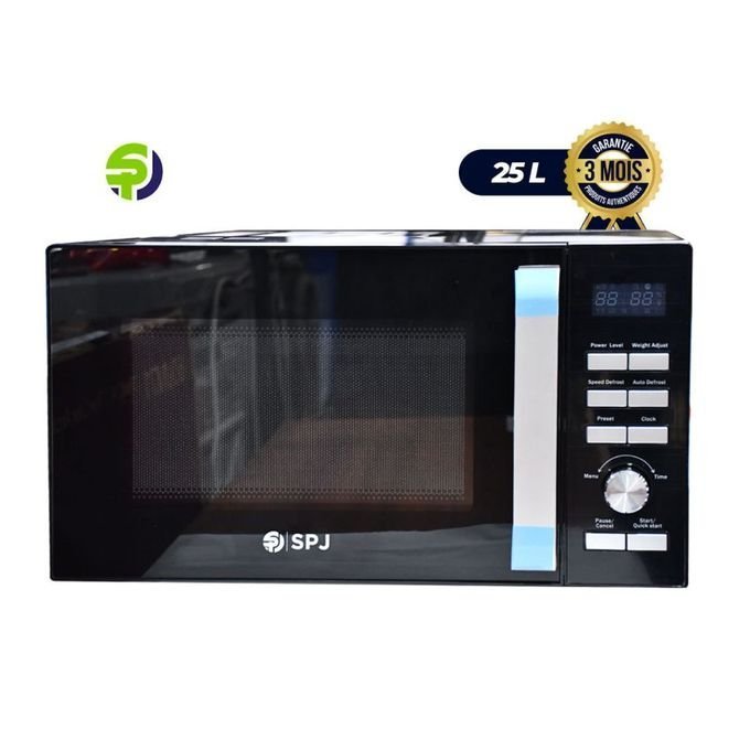 1000048527.jpg SPJ 25 Litres Digital Microwave with Grill Oven - Black - Image 1