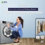 SPJ 8Kg Front Load Fully Automatic Washing Machine -Grey - Image 3