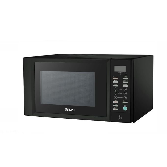 1000049064.jpg SPJ 43 Liters Digital Microwave With Grill - Black - Image 1