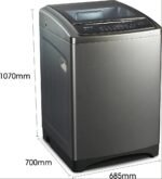 Hisense 16kg Top Loading Washing Machine Free Standing Model WTQ1602T – 2 Years Full Warranty. - Image 3