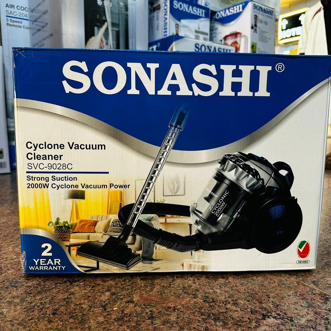 1000073618.jpg Sonashi Cyclone Vacuum Black-Orange SVC-9028C – 1200W, Low Noise - Image 1