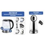 Sonashi 1.8Litres Glass Kettle SKT-1809 1500W - Image 4