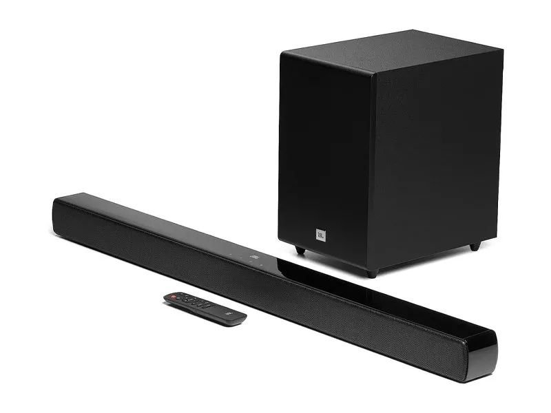 10000931312471378455448428357.jpg JBL Cinema SB270 2.1 Channel Soundbar with Wireless Subwoofer - Image 1