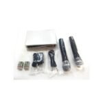 Max Vhf Professional Wireless Microphone-Silver And Black - Image 3