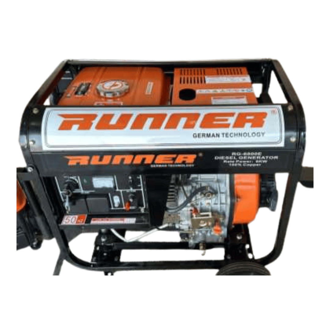 10016299465168512804672446852.png 1kva Petrol generator 230V 50H recoil start. Runner German Technology. - Image 1