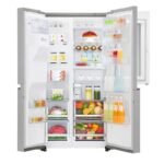 LG 668L InstaView Door-in-Door Wi-Fi Inverter Side-by-Side Refrigerator - Silver - Image 2