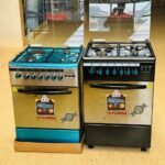 Florsa 3 gas Burners + 1 Electric Plate 60x60cm Electric Gas Cooker Oven w Electric oven