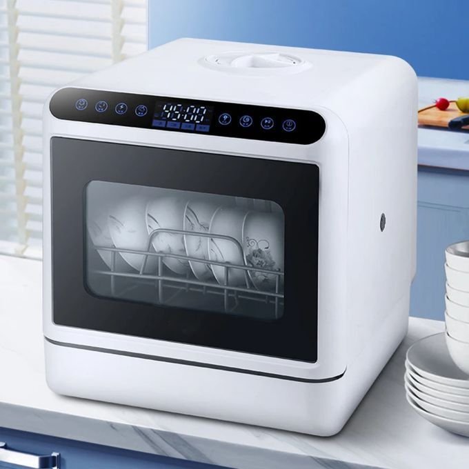 1281297957472287675260955.jpg Table Top Dish Washer White Color - Image 1