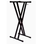 Yamaha Double Braced Adjustable X-Style Keyboard Stand - Black