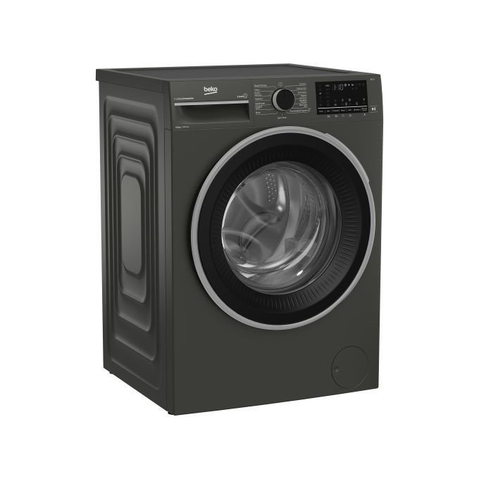12817293918084274682716132.jpg Beko 12kg Front Loader Freestanding Washing Machine B3WFT51242MG - 1400 Rpm, Manhattan Grey - Image 1