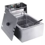6 Litre Commercial Deep Fryer - Silver