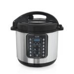 Saachi 14 In 1 Multi Function 6L Electric Pressure Cooker - Silver, Black - Image 2