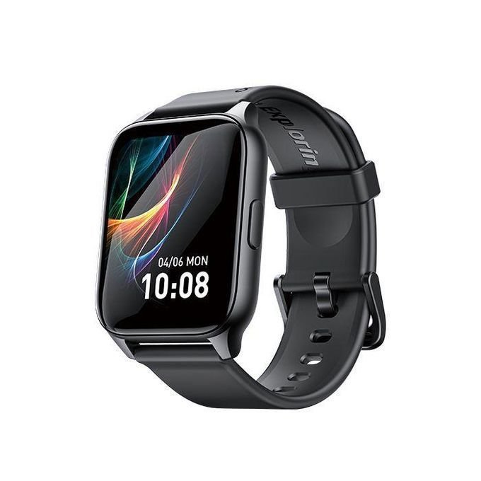 128229281829527010425249088813.jpg Oraimo Watch 4 Plus BT Call 2.01'' HD Large Screen Smart Watch - Black - Image 1