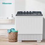 Hisense 12kg Twin Tub Washing Machine - White