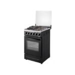Global Star Gas Cooker 3 Gas + 1 Electric/Ignition/up And Down Oven 50x50cm - Black