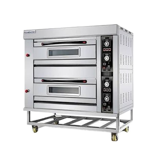 128229282629.jpg ADH Commercial Electric Freestanding 2 Chamber Oven- Stainless - Image 1