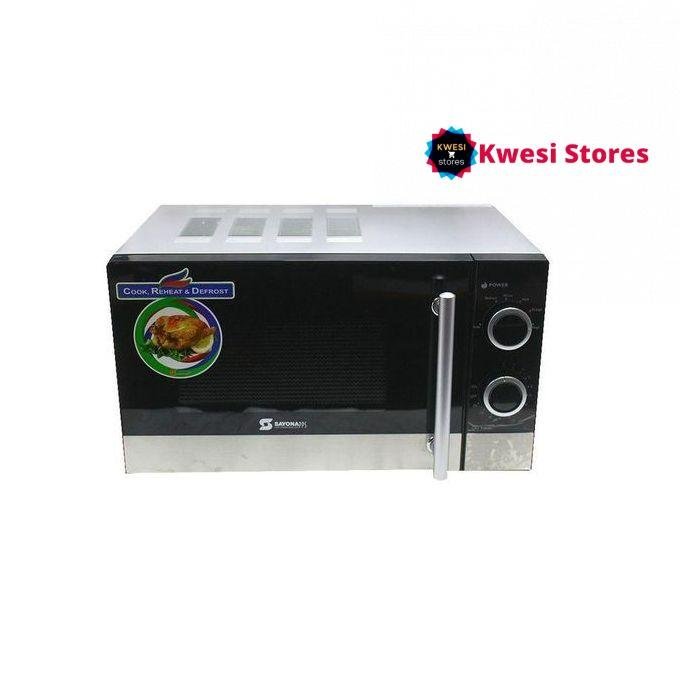 1282429.jpg Sayona Microwave 20 Litres - Silver - Image 1