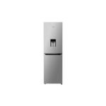 Hisense 330L Double Door Bottom Freezer Refrigerator with Water Dispenser - Silver