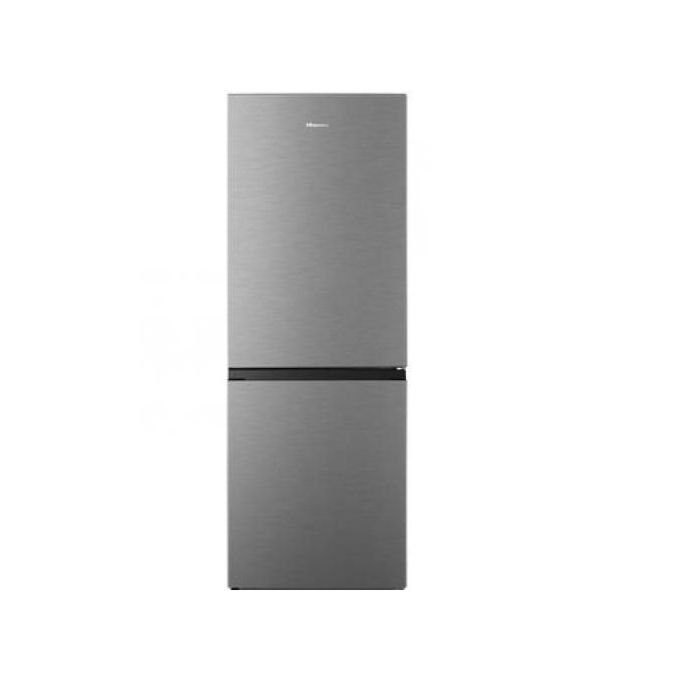 128329281929.jpg Hisense 231l /178l/165l Double Door Bottom Freezer Refrigerator - Silver - Image 1