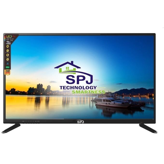 128329282729.jpg SPJ 65 Inch 4K Ultra HD Smart Tv With Built-in WIFI - Black - Image 1