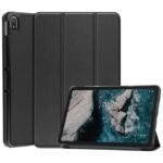 Leather Tablet Case For Nokia T20 - Black