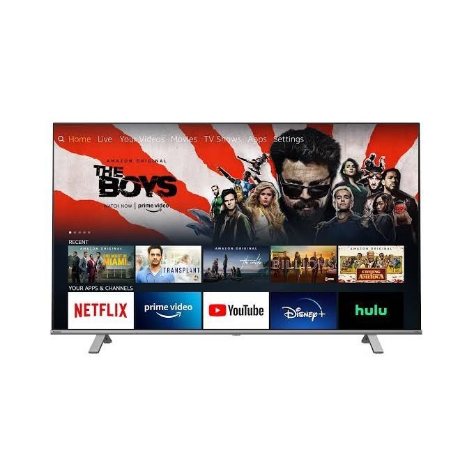 1284629.jpg Toshiba 43 inchClass LED 4K Ultra HD Smart Vidaa TV - Fast, Easy, Customizable, Bluetooth, Netflix, YouTube, Full Screen Series - Black - Image 1