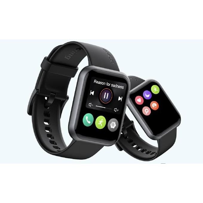 1284829-2.jpg Oraimo Watch 2 Pro OSW 32 Smart Watch- Black - Image 1