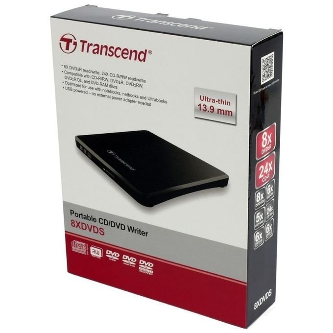 1286329.jpg Transcend Extra Slim Portable DVD Writer - Image 1
