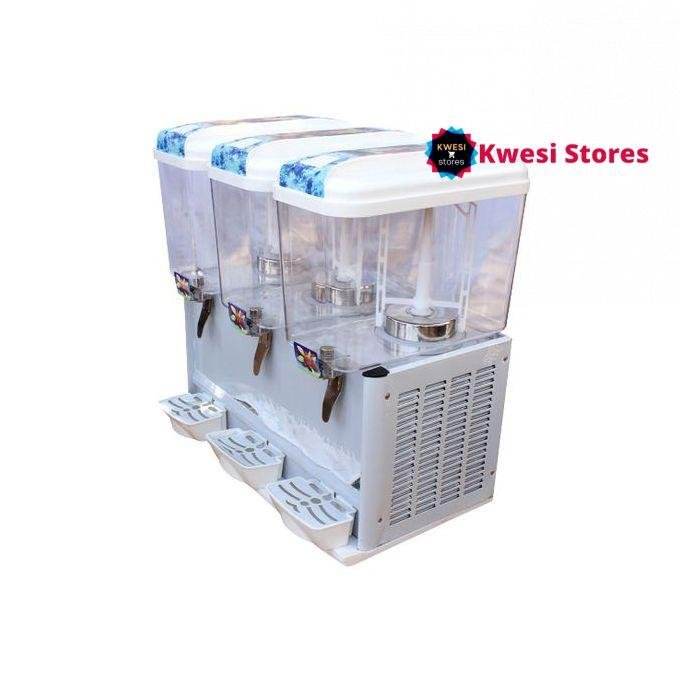 128729.jpg ADH LSJ 18 Liters 3 Tap Juice Dispenser-White - Image 1