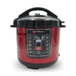 Hoffmans 14 In 1 Digital Electric Pressure Cooker 6.5L - Red, Silver