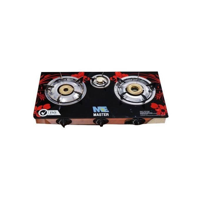 1288429-1.jpg Master ME3GB- Gas Stove 3 Burners - Red, Black - Image 1
