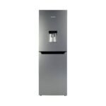 Hisense 341 liters, Double Combo Bottom Freezer Refrigerator With Dispenser - Stainless Look