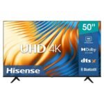 Hisense 50 Smart Free To Air 4K TV with Built-in WIFI & Bluetooth - Black