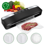 Vacuum Sealer Machine for Food Preservation – With Bags & Air Suction Hose