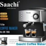 Saachi NL-COF-7055 All in 1 Coffee Maker - Silver, Black - Image 2