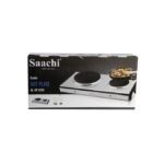 Saachi 2500W Saachi Double Hot Plate NL-HP- 6209 Stainless Steel - Image 2