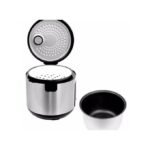 Geepas Stainless Steel Rice Cooker, 1.8 Litres - Silver - Image 2