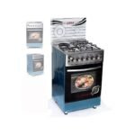 Sano 55X55 3 GAS 1 Electric Cooker With Rotisserie - Silver - Image 3