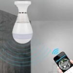 Bulb Light Camera CCTV Home Security IP WiFi Wireless VR 380 Camera - Image 6